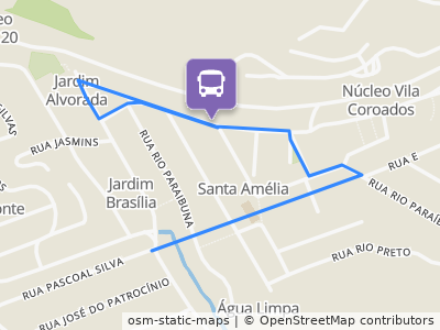 Mapa da parada