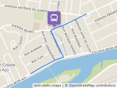 Mapa da parada