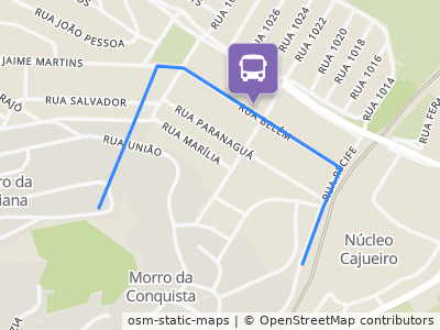 Mapa da parada