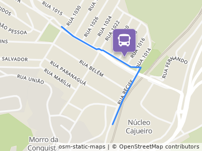 Mapa da parada