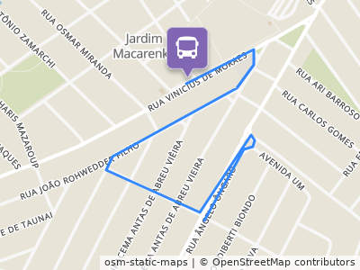 Mapa da parada