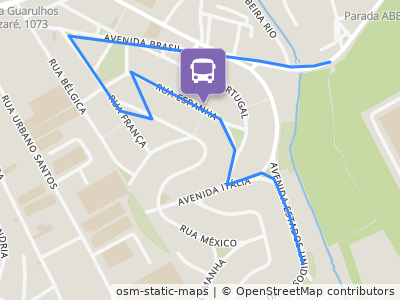 Mapa da parada