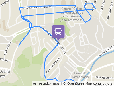 Mapa da parada