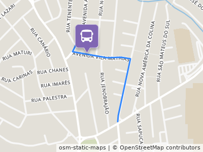 Mapa da parada