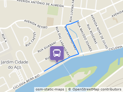 Mapa da parada