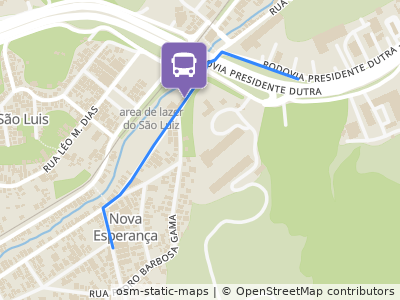 Mapa da parada