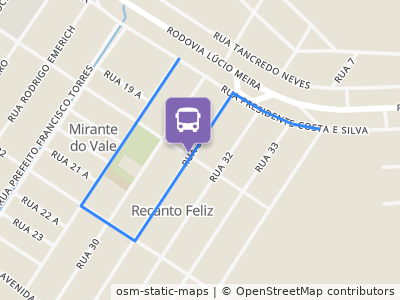 Mapa da parada