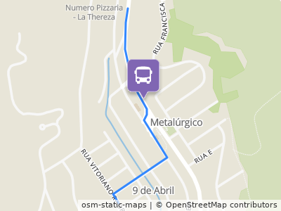 Mapa da parada