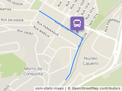 Mapa da parada