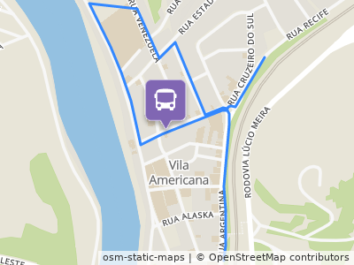 Mapa da parada
