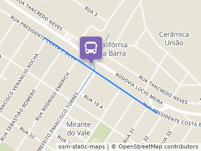 Mapa da parada