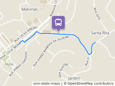Mapa da parada
