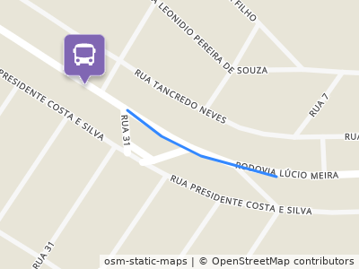 Mapa da parada