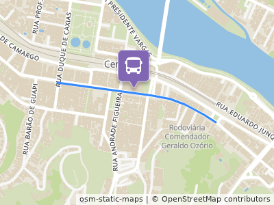 Mapa da parada