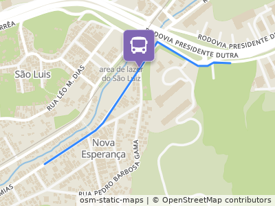 Mapa da parada