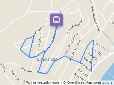 Mapa da parada