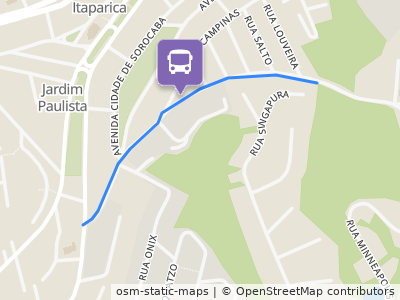 Mapa da parada