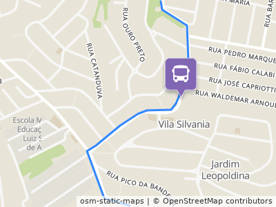 Mapa da parada
