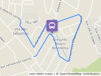Mapa da parada