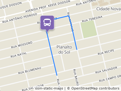 Mapa da parada