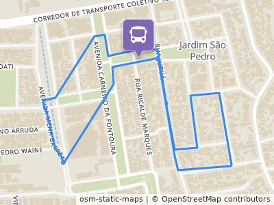 Mapa da parada