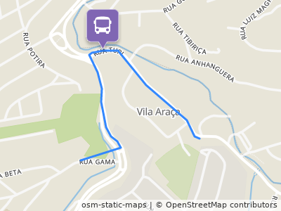 Mapa da parada