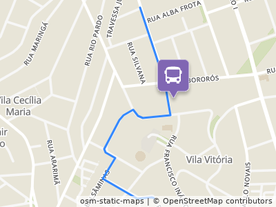 Mapa da parada