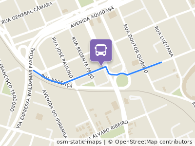 Mapa da parada