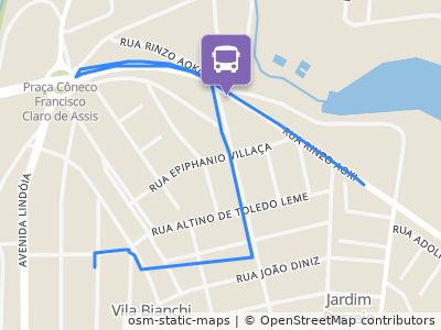 Mapa da parada