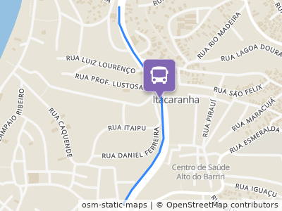 Mapa da parada