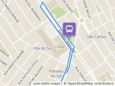 Mapa da parada