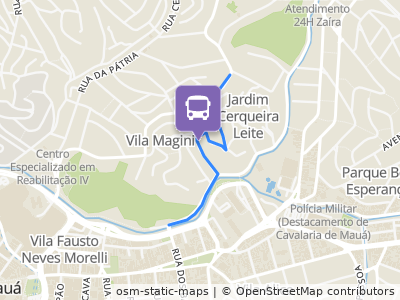 Mapa da parada