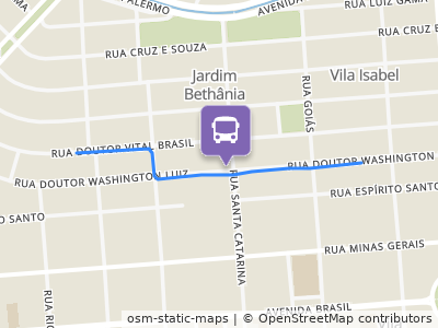 Mapa da parada