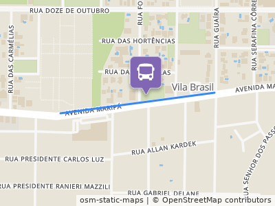 Mapa da parada