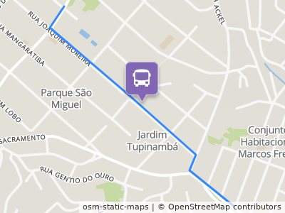 Mapa da parada