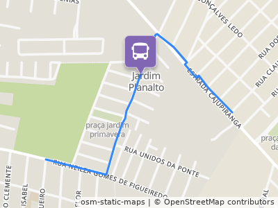 Mapa da parada