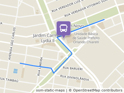 Mapa da parada