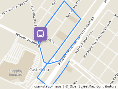 Mapa da parada