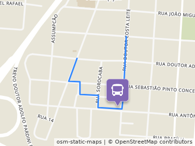Mapa da parada