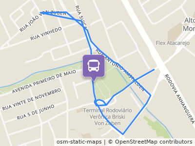 Mapa da parada