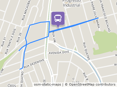 Mapa da parada