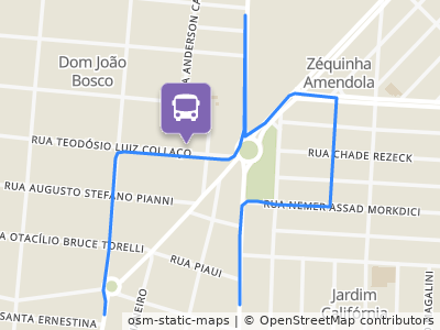 Mapa da parada