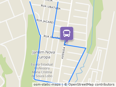 Mapa da parada