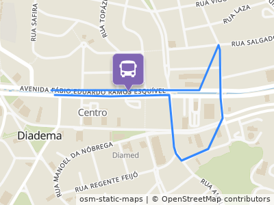 Mapa da parada