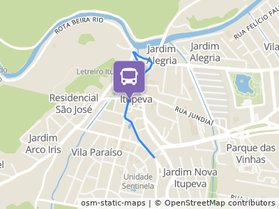 Mapa da parada
