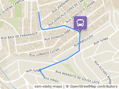 Mapa da parada