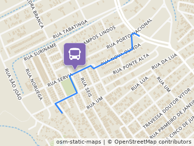 Mapa da parada