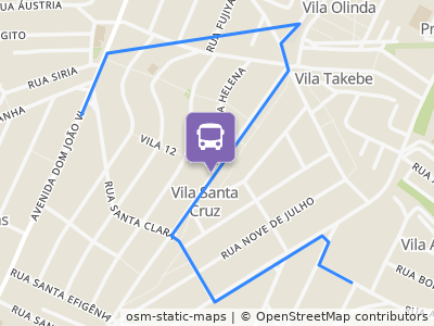 Mapa da parada