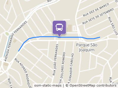 Mapa da parada