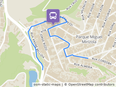 Mapa da parada